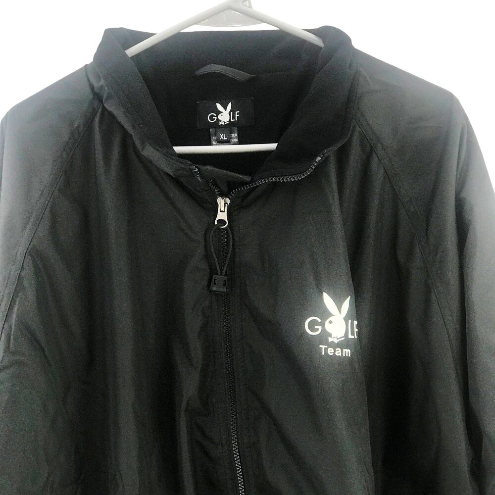 Playboy Golf Light Fleece Line Embroidered Wind  Rain Resistant Jacket
